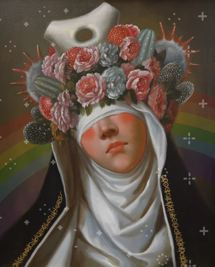 Santa Rosa Colonial — pintura de Rafael Lanfranco