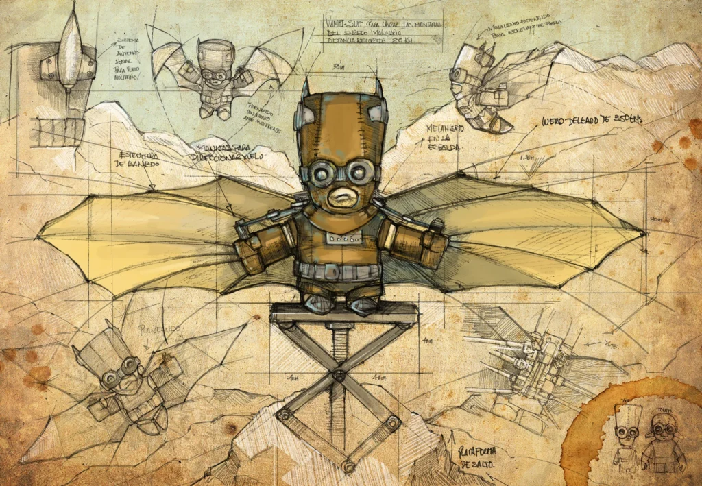 Bat — print de Rafael Lanfranco