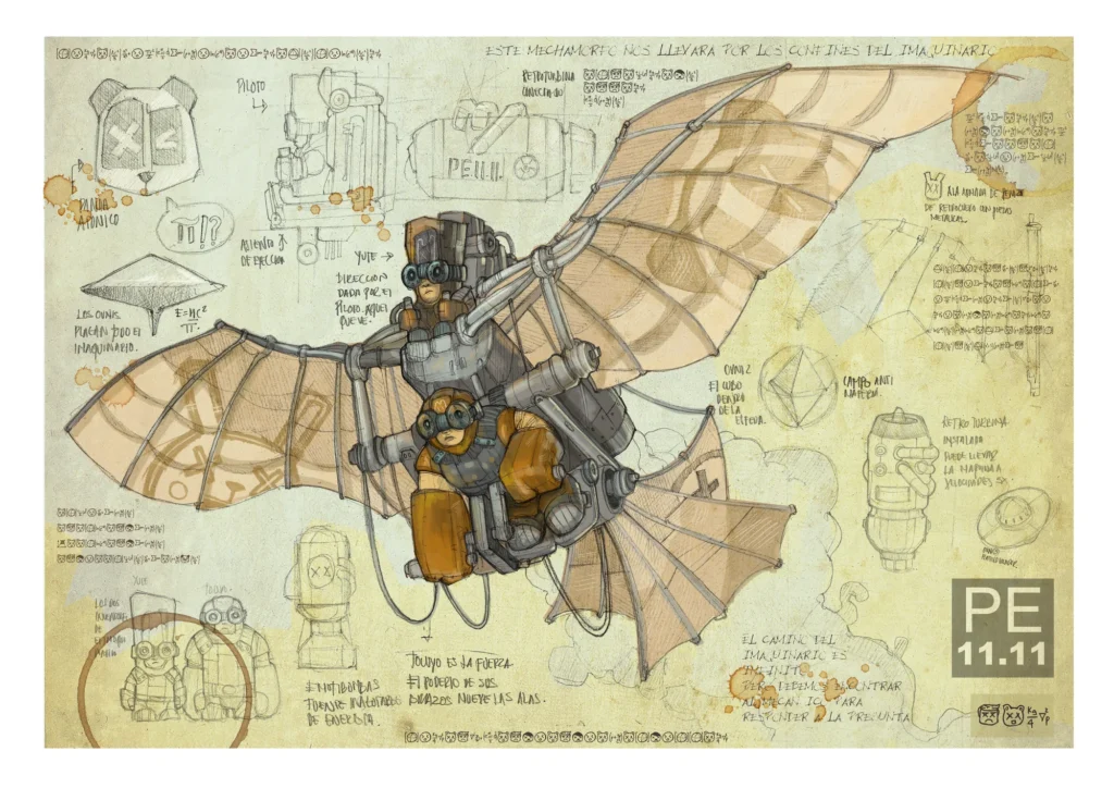 Flying Da Vinci Machine — print de Rafael Lanfranco