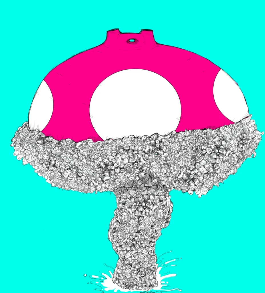 Mushroom Cloud — print de Rafael Lanfranco