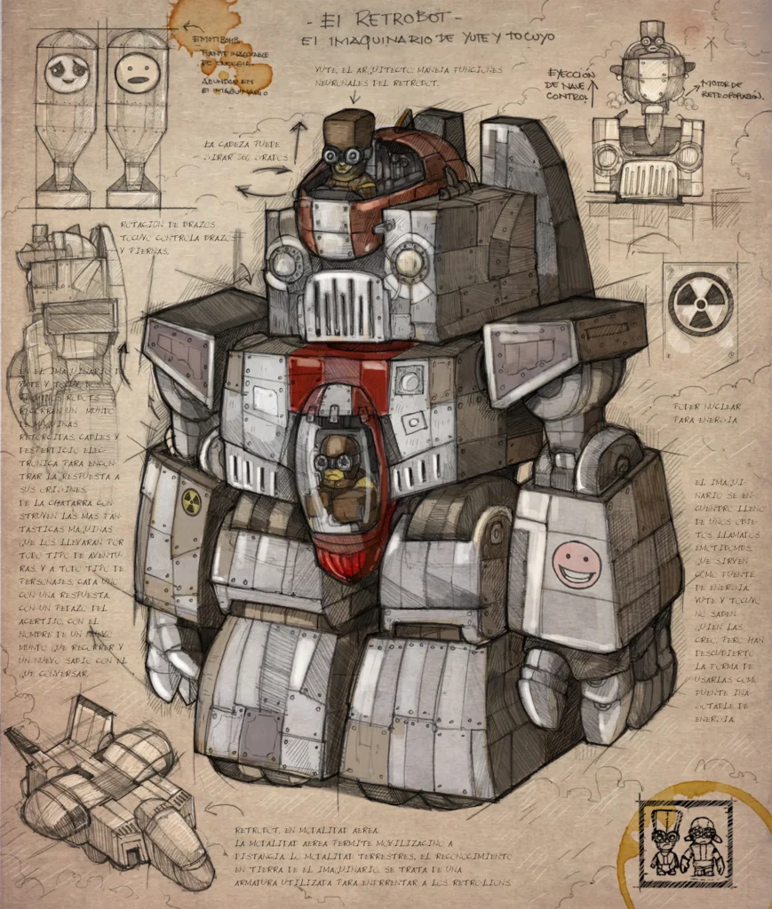 Retrobot — print de Rafael Lanfranco