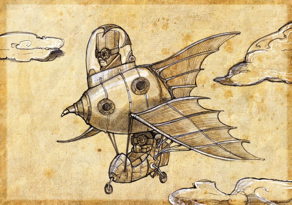 Yute Avión — print de Rafael Lanfranco